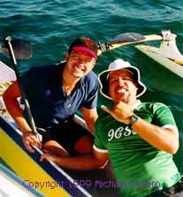 Greg and the author can't wait to get started! Copyright 1999 Michael Nyberg